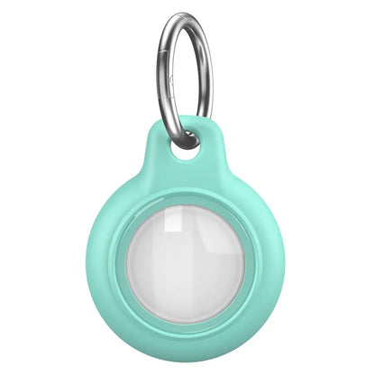 For AirTag Waterproof Case Hard PC Protective Cover Holder with Keychain