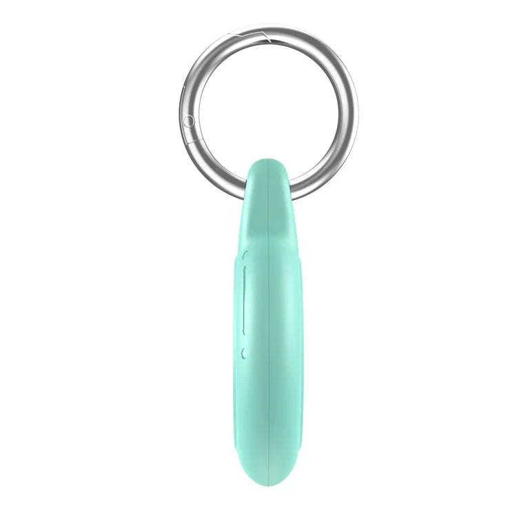 For AirTag Waterproof Case Hard PC Protective Cover Holder with Keychain