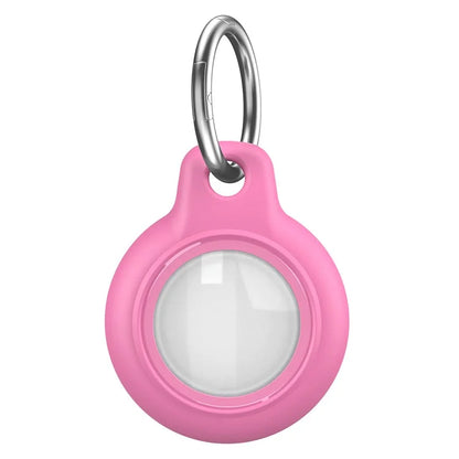For AirTag Waterproof Case Hard PC Protective Cover Holder with Keychain
