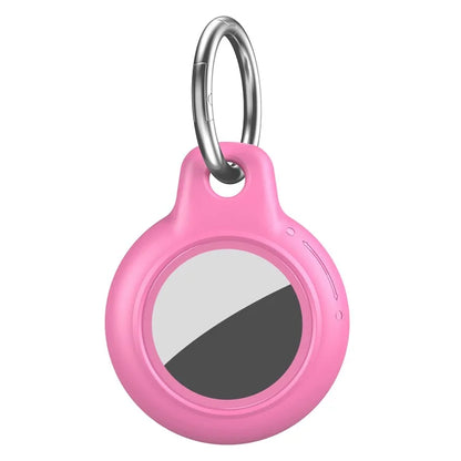 For AirTag Waterproof Case Hard PC Protective Cover Holder with Keychain