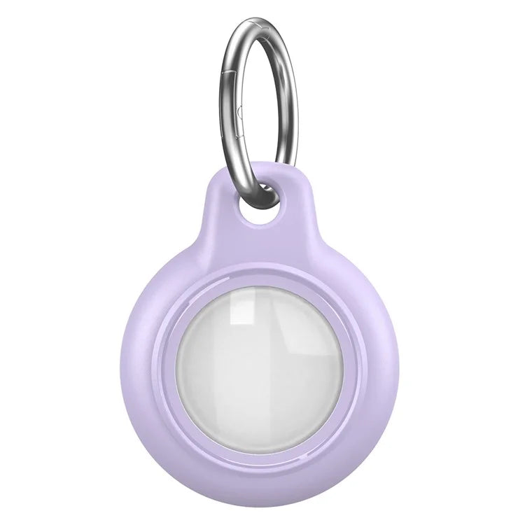 For AirTag Waterproof Case Hard PC Protective Cover Holder with Keychain