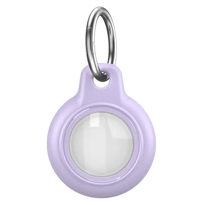 For AirTag Waterproof Case Hard PC Protective Cover Holder with Keychain