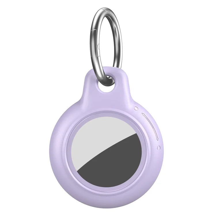 For AirTag Waterproof Case Hard PC Protective Cover Holder with Keychain