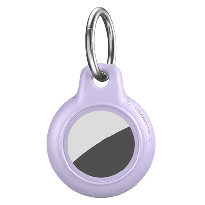 For AirTag Waterproof Case Hard PC Protective Cover Holder with Keychain