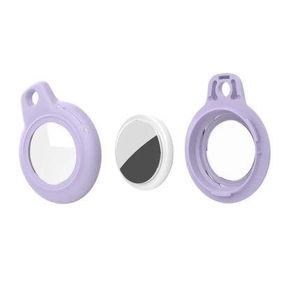 For AirTag Waterproof Case Hard PC Protective Cover Holder with Keychain