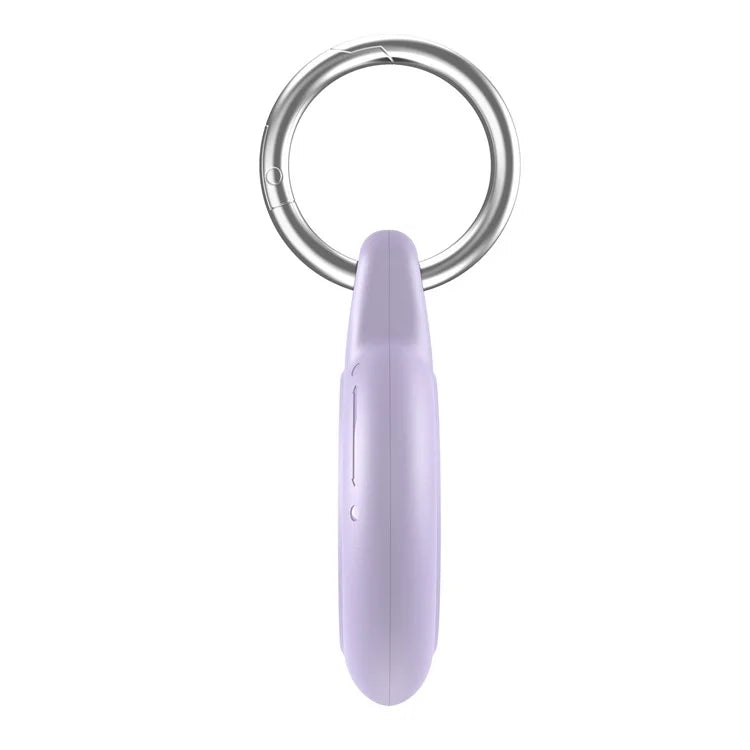 For AirTag Waterproof Case Hard PC Protective Cover Holder with Keychain