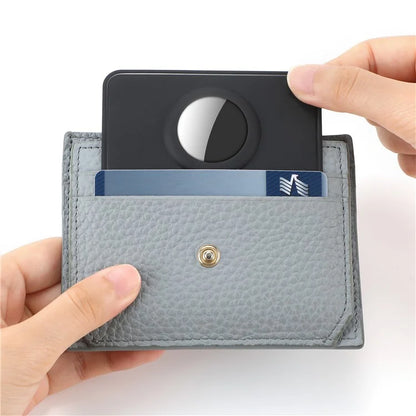 For AirTag Bluetooth Tracker Wallet Holder Card Slim Card Insert Attachment Anti-Lost