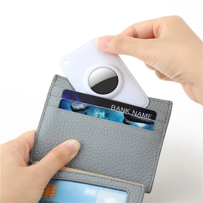 For AirTag Bluetooth Tracker Wallet Holder Card Slim Card Insert Attachment Anti-Lost