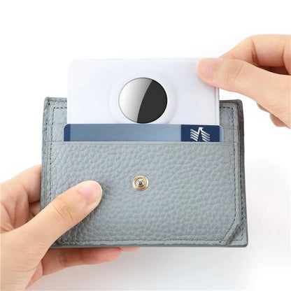 For AirTag Bluetooth Tracker Wallet Holder Card Slim Card Insert Attachment Anti-Lost