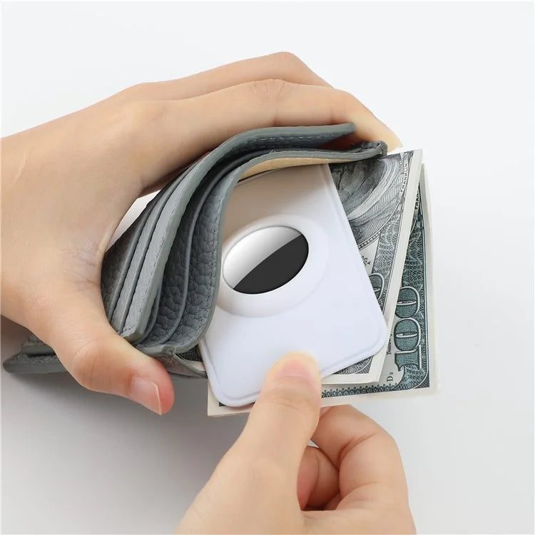 For AirTag Bluetooth Tracker Wallet Holder Card Slim Card Insert Attachment Anti-Lost