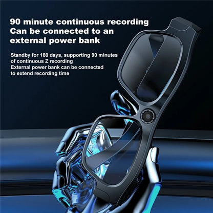 XV18 4K Camera Smart Glasses Bluetooth Sports Earphone without Memory Card (CE Certified)