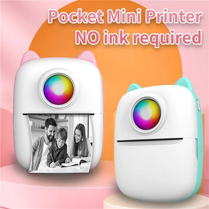 X2 Mini Home Bluetooth Thermal Printer Photo Label Notes Printing Machine