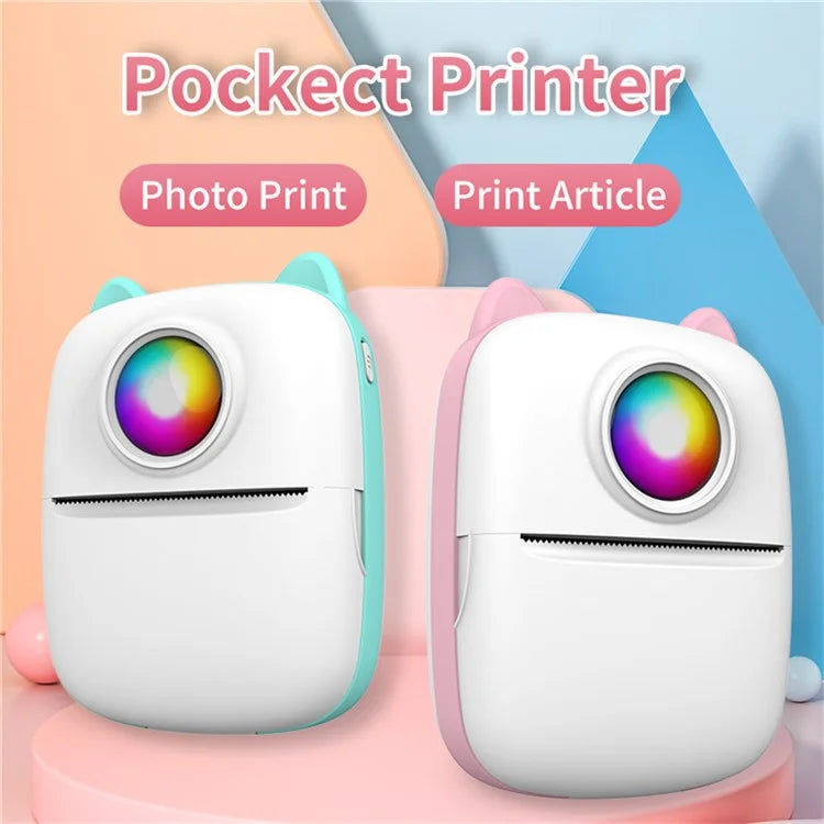 X2 Mini Home Bluetooth Thermal Printer Photo Label Notes Printing Machine