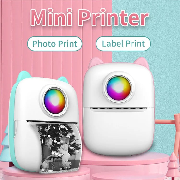 X2 Mini Home Bluetooth Thermal Printer Photo Label Notes Printing Machine