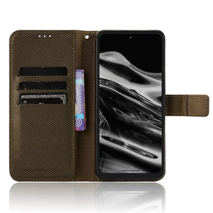 For XREAL Beam Pro Case PU Leather Diamond Texture Wallet Phone Cover