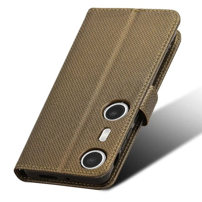 For XREAL Beam Pro Case PU Leather Diamond Texture Wallet Phone Cover