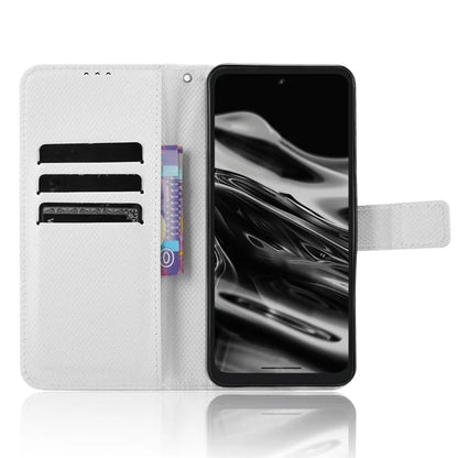 For XREAL Beam Pro Case PU Leather Diamond Texture Wallet Phone Cover