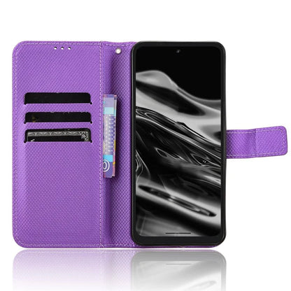 For XREAL Beam Pro Case PU Leather Diamond Texture Wallet Phone Cover