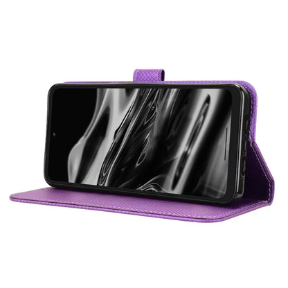 For XREAL Beam Pro Case PU Leather Diamond Texture Wallet Phone Cover