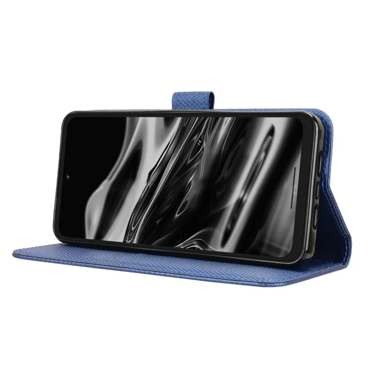 For XREAL Beam Pro Case PU Leather Diamond Texture Wallet Phone Cover