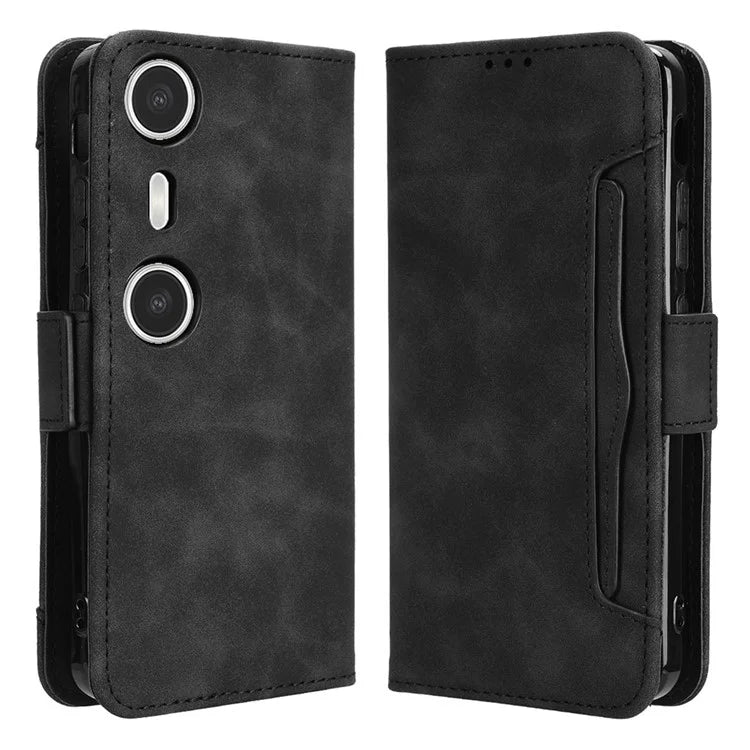 For XREAL Beam Pro Leather Case Phone Wallet Cover with Multiple Card Slots