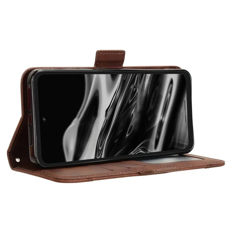 For XREAL Beam Pro Leather Case Phone Wallet Cover with Multiple Card Slots