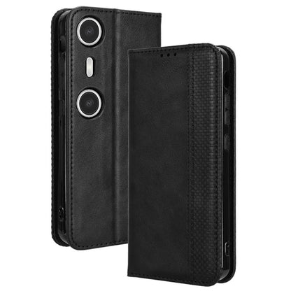 For XREAL Beam Pro Leather Case Wallet Stand Retro Texture Phone Cover
