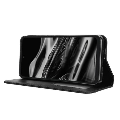 For XREAL Beam Pro Leather Case Wallet Stand Retro Texture Phone Cover