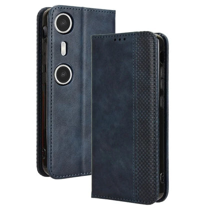 For XREAL Beam Pro Leather Case Wallet Stand Retro Texture Phone Cover