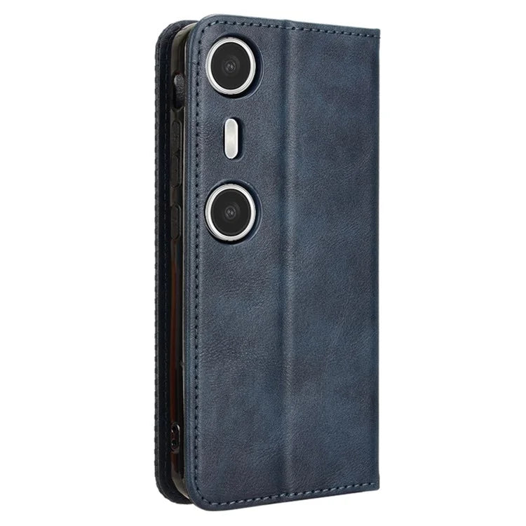 For XREAL Beam Pro Leather Case Wallet Stand Retro Texture Phone Cover