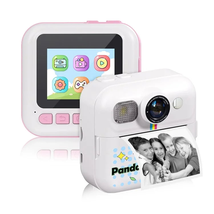CP02 2.4-inch Screen Kids HD Digital Camera Mini Thermal Photo Printer