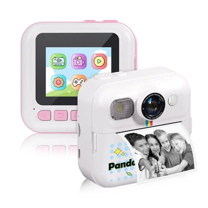 CP02 2.4-inch Screen Kids HD Digital Camera Mini Thermal Photo Printer