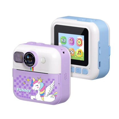 CP02 2.4-inch Screen Kids HD Digital Camera Mini Thermal Photo Printer