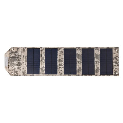 SPB5Z Foldable 5 Solar Panel Charger 10W 5V Portable Solar Charger for Outdoor Hiking Camping