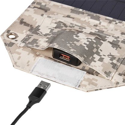 SPB6Z Foldable 6 Solar Panel Charger 12W 5V Portable Solar Charger for Outdoor Hiking Camping