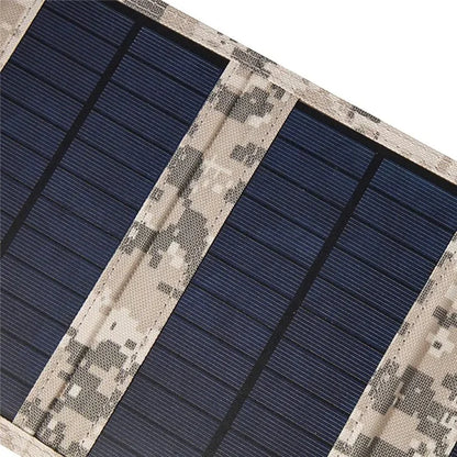 SPB4Z Foldable 4 Solar Panel Charger 8W 5V Portable Solar Charger for Outdoor Hiking Camping