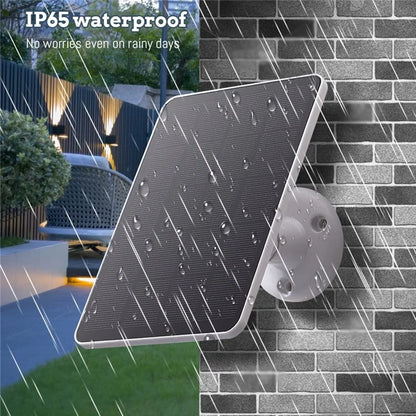 CSP4W-A 4W 5V Solar Panel for Security Camera Monocrystalline Solar Charger with Adjustable Bracket