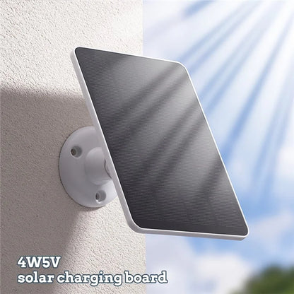 CSP4W-A 4W 5V Solar Panel for Security Camera Monocrystalline Solar Charger with Adjustable Bracket