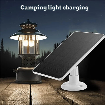 CSP4W-A 4W 5V Solar Panel for Security Camera Monocrystalline Solar Charger with Adjustable Bracket