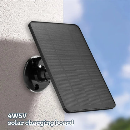 CSP4W-A 4W 5V Solar Panel for Security Camera Monocrystalline Solar Charger with Adjustable Bracket