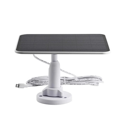 CSP5W-A 5W 5V Camera Solar Panel IP66 Waterproof Monocrystalline Solar Charger with Adjustable Bracket