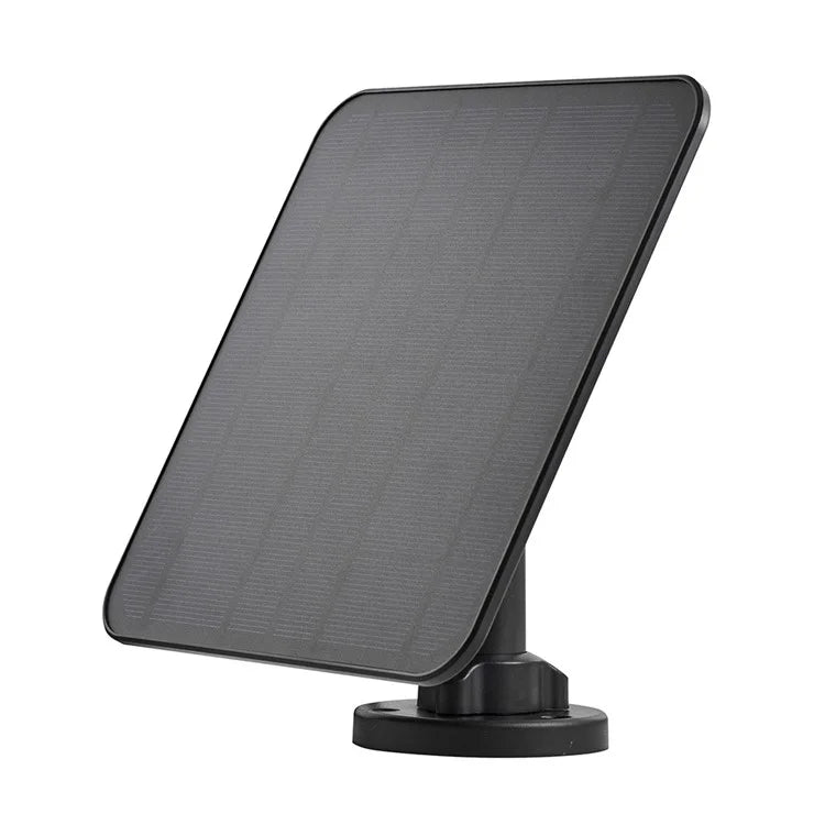 CSP5W-A 5W 5V Camera Solar Panel IP66 Waterproof Monocrystalline Solar Charger with Adjustable Bracket