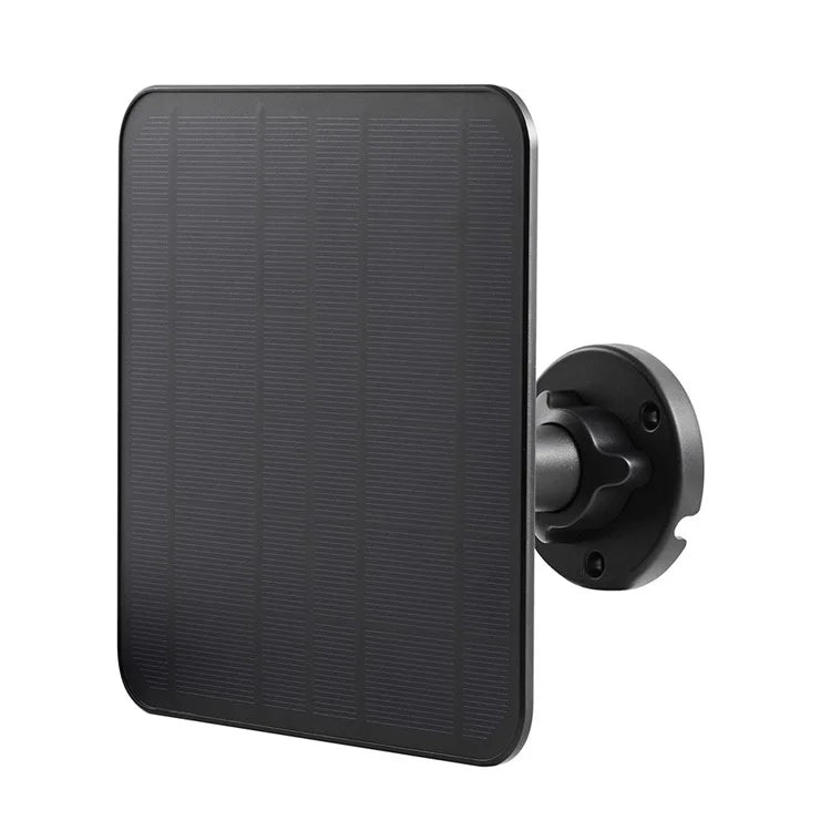 CSP5W-A 5W 5V Camera Solar Panel IP66 Waterproof Monocrystalline Solar Charger with Adjustable Bracket