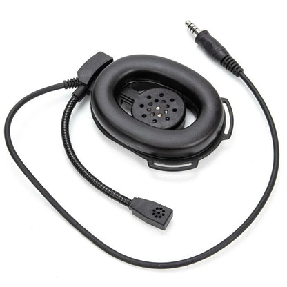For Yaesu Vertex VX-6R / VX-7R / VX-120 / VX-127 HD01 Two Way Radio 7.1mm Headset Walkie Talkie Headphone with U94 PTT Adapter