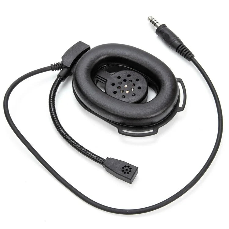 For Yaesu Vertex VX-5R / VX-3R HD01 Two Way Radio Headset Walkie Talkie 7.1mm Headphone with U94 PTT Adapter