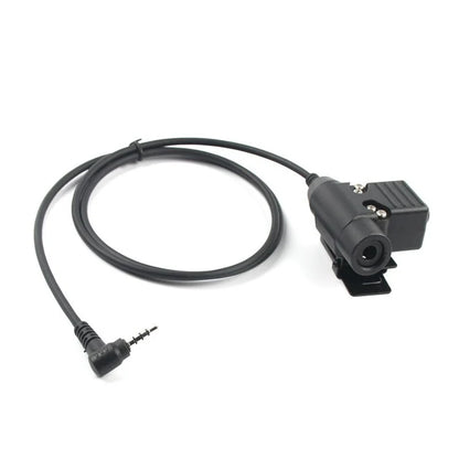 For Yaesu Vertex VX-5R / VX-3R HD01 Two Way Radio Headset Walkie Talkie 7.1mm Headphone with U94 PTT Adapter