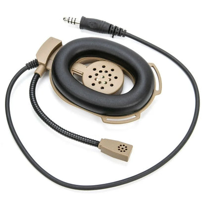 For Yaesu Vertex VX-5R / VX-3R HD01 Two Way Radio Headset Walkie Talkie 7.1mm Headphone with U94 PTT Adapter