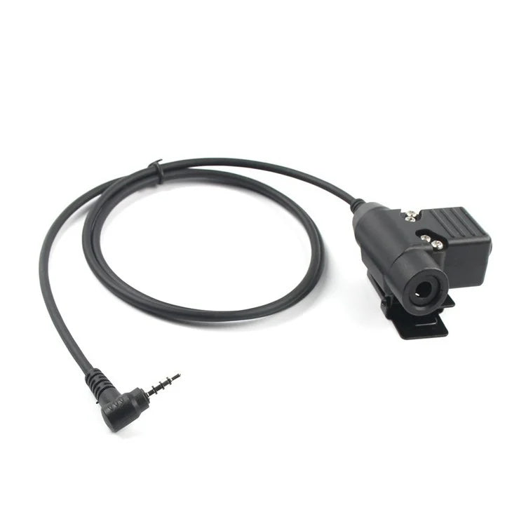 For Yaesu Vertex VX-5R / VX-3R HD01 Two Way Radio Headset Walkie Talkie 7.1mm Headphone with U94 PTT Adapter