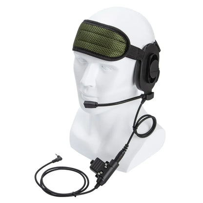 For Motorola T6200C / T6200 / T5620 HD01 Bowman Elite II Walkie Talkie 7.1mm Headphone with U94 PTT Adapter