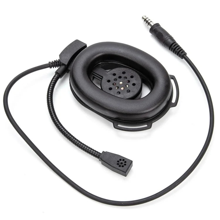 For Motorola T6200C / T6200 / T5620 HD01 Bowman Elite II Walkie Talkie 7.1mm Headphone with U94 PTT Adapter